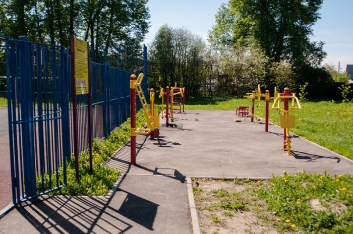 	 Спортивная площадка в Московской области Проект С 8