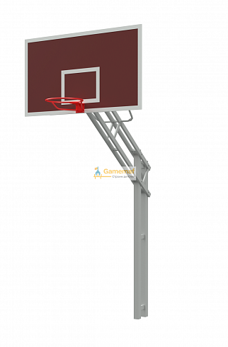 Стойка баскетбольная   вынос 1000 (щит ФСФ фанера 1800*1050) т-15мм